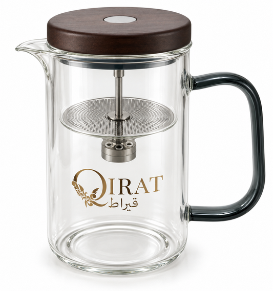 QIRAT Glass Tea Brewer with Infuser
